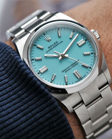 Rolex Oyster perpetual blue